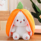 🍓 Hot 50% off 🍓 Strawberry Bunny Transformation Bunny 🎀 Fruit Doll Plush Toy 🐰