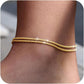 🥰Dainty Layered Waterproof Anklet For