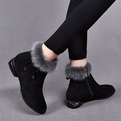 🎁Christmas sale🎅Fashionable, warm, thick and non-slip ankle boots for women