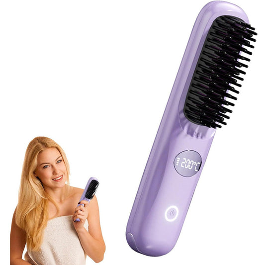 🎁2025 HOT SALE-49% OFF🔥Cordless hair straightener with LED display