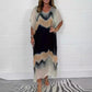 🔥HOT SALE✨Women Comfortable Casual Chiffon Dip Dye Dress