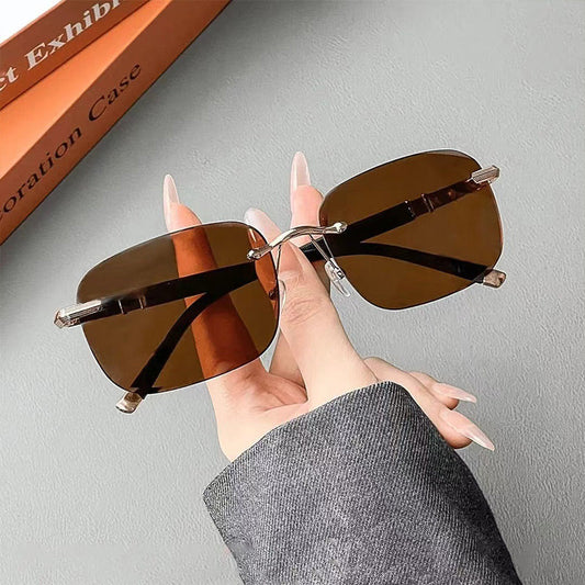 ✨LAST DAY SALE 67% OFF✨High Definition Rimless Protective Sunglasses