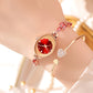 Womne's Colored Zircon Bracelet Watch