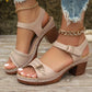 🔥Limited time direct drop of £21 (300 orders only) 🔥👡 Women's Chunky Heeled Sandals