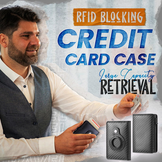 🔥2025 Hot Sale 🔥RFID Blocking Credit Card Holder (High-end Genuine Leather Quality)