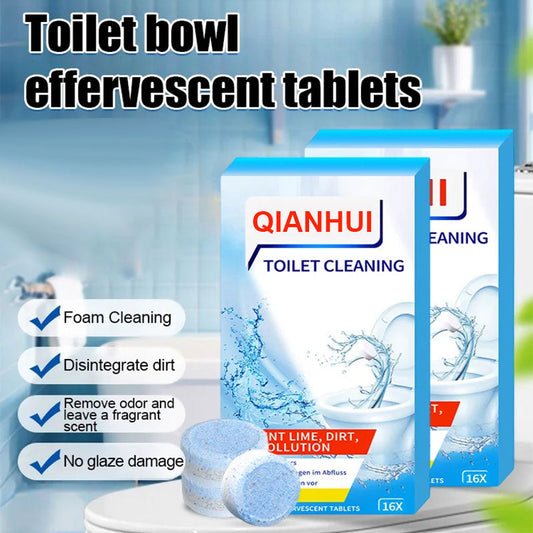 🔥BUY 2 GET 3 FREE🍋Lemon Scent Toilet Bowl Cleaner Tablets