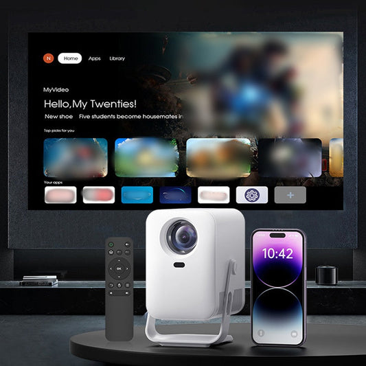 🔥Small pricey but works really well🔥Portable Fully Enclosed Optical HD Projector