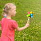 Automatic Pinwheel Bubble Wand with Light