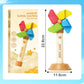 Automatic Pinwheel Bubble Wand with Light