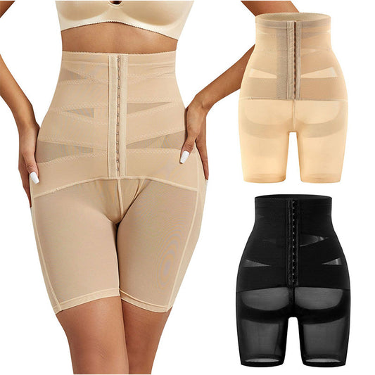Reinforced Button-Up Shapewear Pants