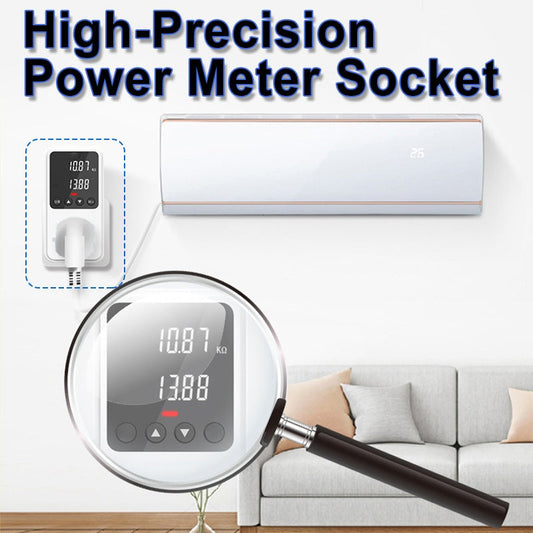 High-Precision Power Meter Socket
