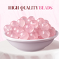 Women’s Elegant Pink Synthetic Crystal Beaded Bracelet