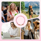 Women’s Elegant Pink Synthetic Crystal Beaded Bracelet