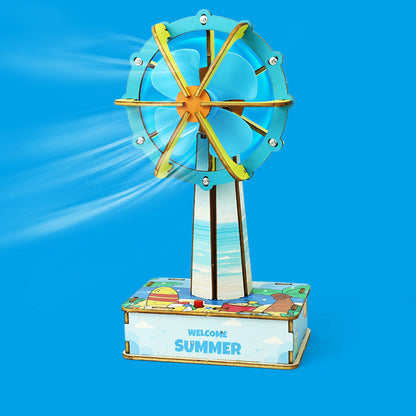 DIY Assembly Fan Model Kit Creative Toy for Kids