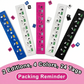 Portable Reusable Packing Reminder